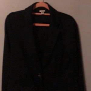 Black short blazer